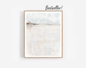 Light - Modern Abstract Neutral Painting Landscape Print Download Minimalist Art Greige Gray Beige 8x10, 11x14, 16x20, 18x24, 24x36, 30x40