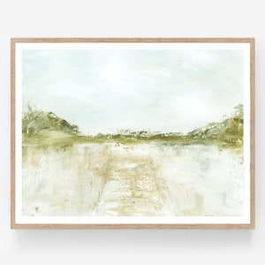 Lake Dock - Abstract Lake Painting Downloadable Art Printable Dock Wall Art Cottage Lake House Print 8x10, 11x14, 16x20, 18x24, 24x36, 30x40
