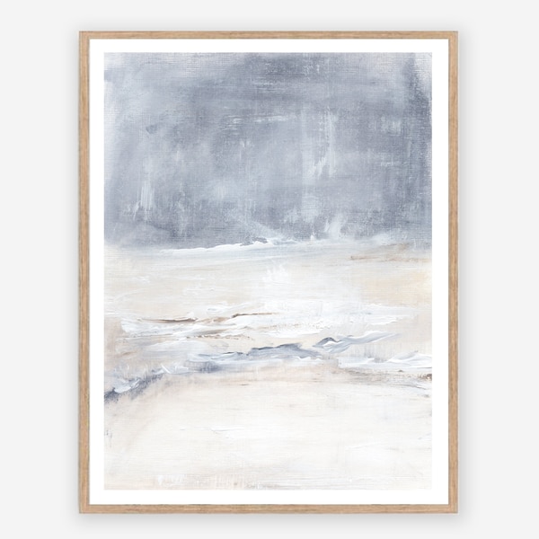 Storm - Neutral Abstract Painting Printable Downloadable Wall Art Modern Minimalist Beige Gray Cream 8x10, 11x14, 16x20, 18x24, 24x36, 30x40