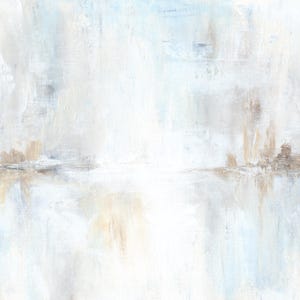 Reflections - Abstract Landscape Wall Art Download Beige Blue Painting Calm Horizontal Printable Artwork 8x10 11x14 16x20 18x24 24x36 30x40