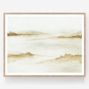 Whisper - Neutral Modern Landscape Printable Wall Art Download, Minimalist Earth Tones Wall Art Print 8x10 11x14 16x20 18x24 24x36 30x40