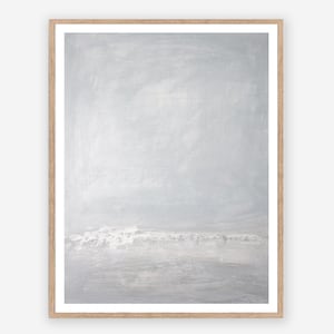 Low Tide - Abstract Artwork Muted Landscape Wall Art Download Printable Gray Blue Print Water Painting 8x10 11x14 16x20 18x24 24x36 30x40