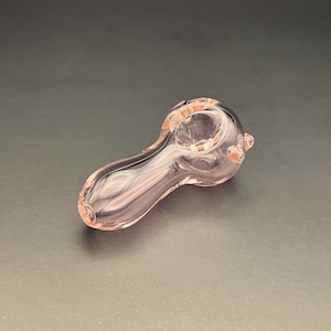 Tiny Glass Pipe 2&quot; - Cute Pink Pipes - Her Small Hand Pipe - Beautiful Girly Gift Ideas for Her