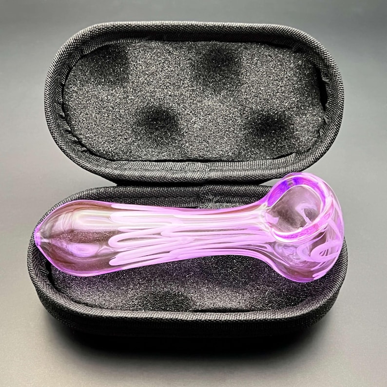 purple glass pipes