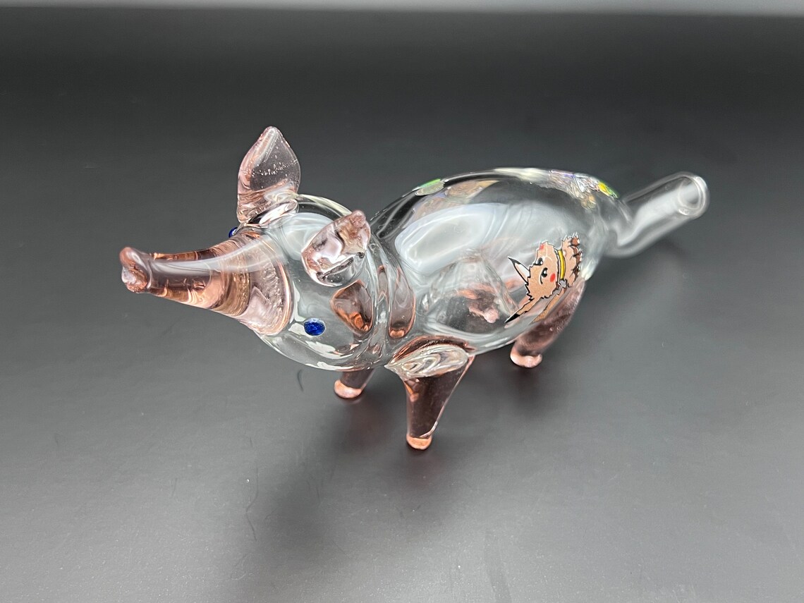 Animal Glass Pipe Etsy