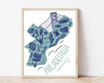 Philadelphia Art Print - Digital Download