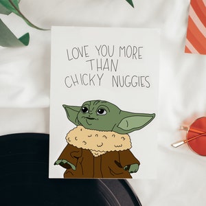 Baby Yoda - Tarjeta de felicitación de descarga digital