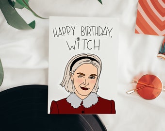 Happy Birthday, Witch - CAOS - Digital Download Greeting Card