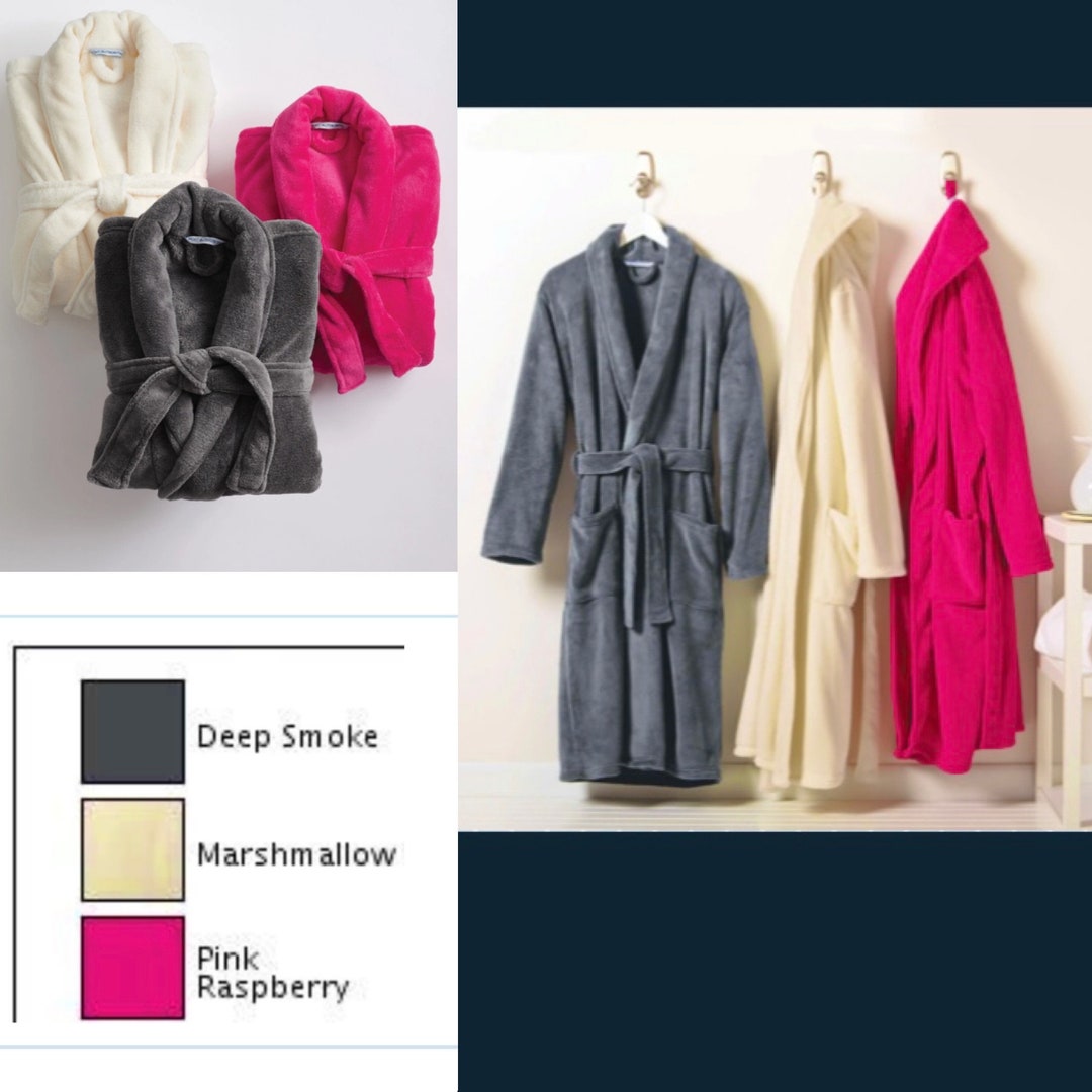 Personalized Plush Robe Custom Embroidered, Valentines Day Gift