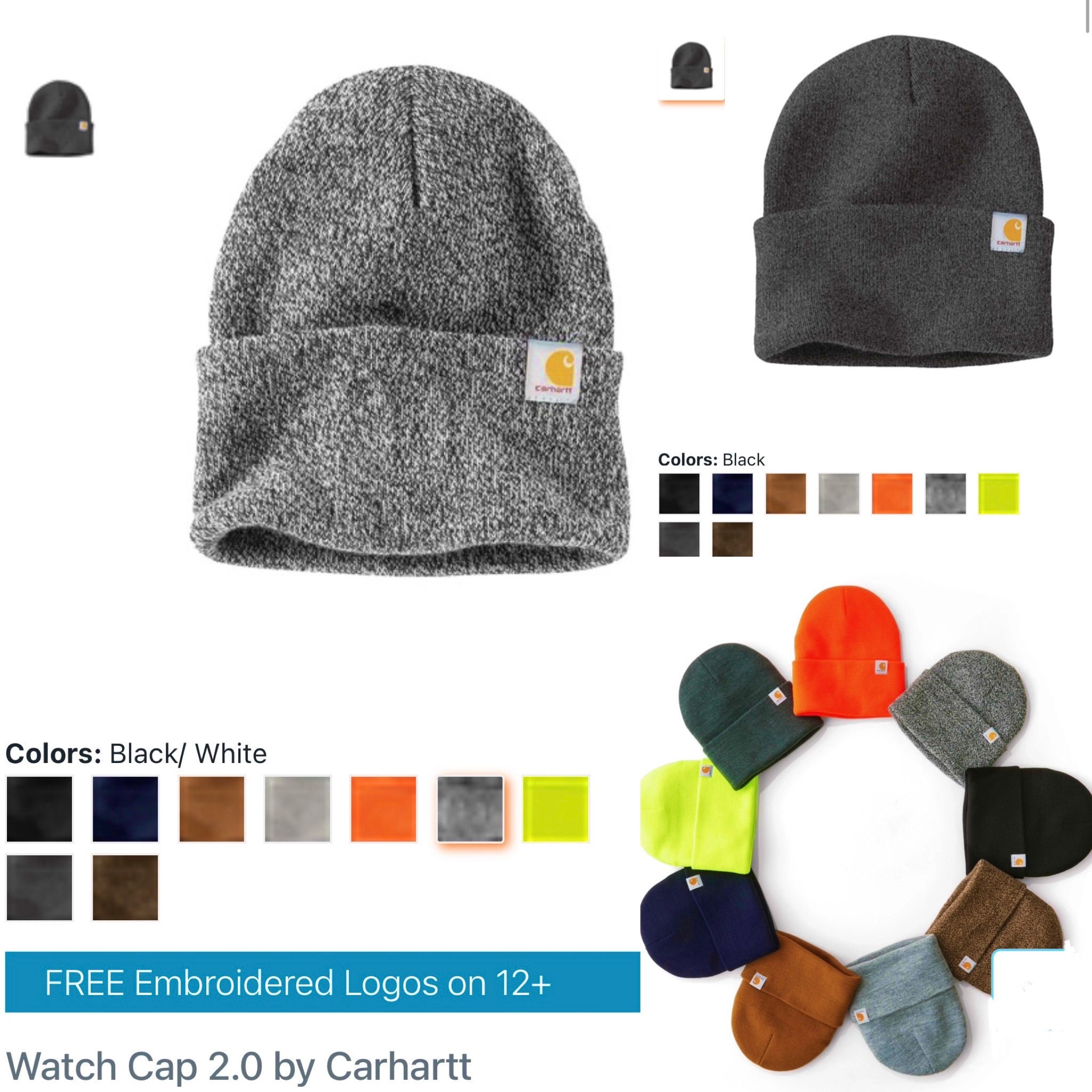 carhartt company personalized beanies