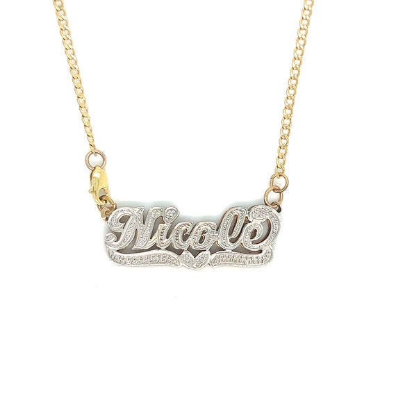 10k 2024 nameplate necklace