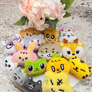 Diciassette mini peluche, kpop 17 Miniteen 8 cm portachiavi peluche