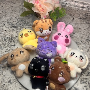 Ateez 10cm plushie Pack of 8 kpop aniteez plush