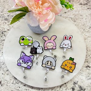 Fan Made Seventeen Retractable  Miniteen Cartoon Acrylic Brooches kpop 17