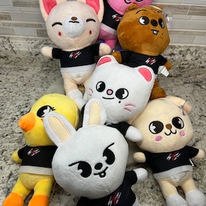 Straykids 8pc Plushie Bundles, Kpop Bundles