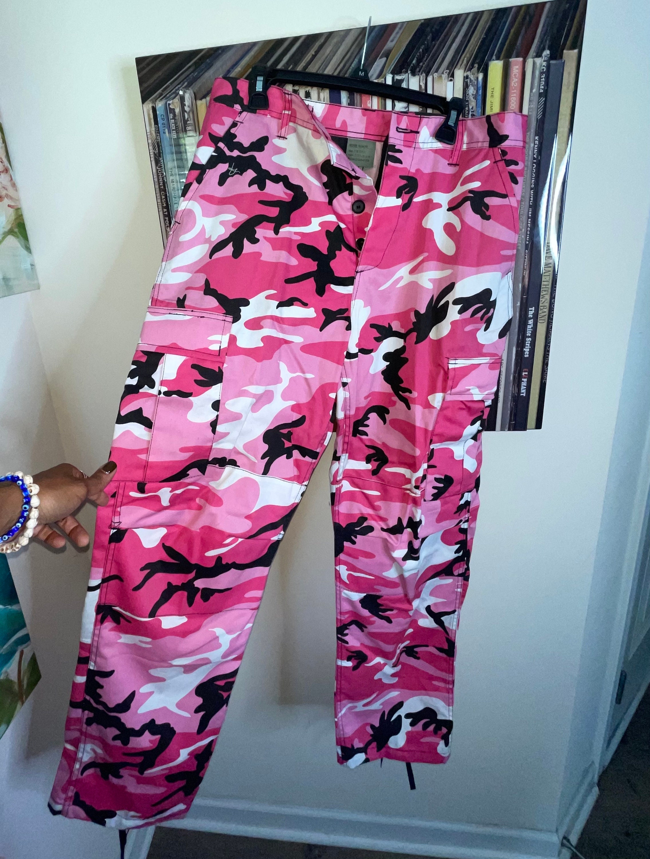 Pink Camo Pants Etsy