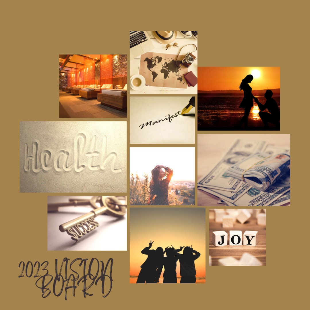 2023 Vision Board Etsy