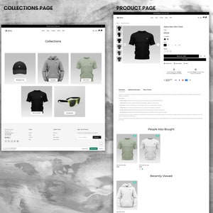 Minimalist Clothing Shopify Theme, Black & White Fashion Template image 3