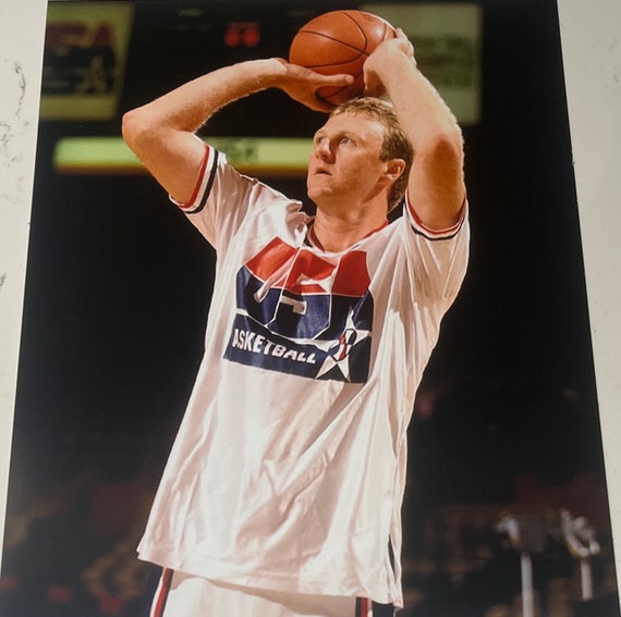 Larry Bird Shooting Hoops 8x10 Full Color Photograph. A Etsy
