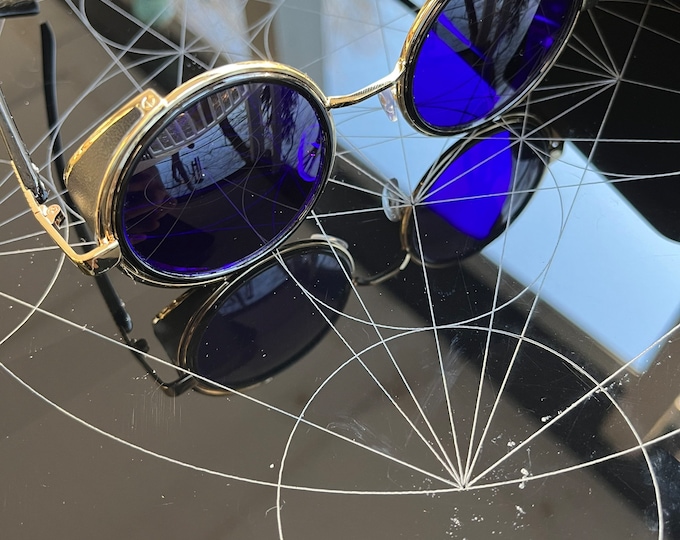 Rare Dicyanin Aura Glasses From Russia Etsy