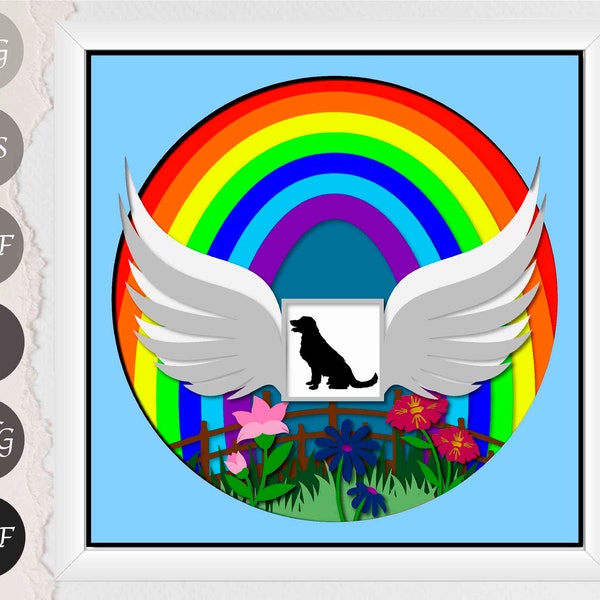 Pet Memorial Shadow Box SVG, 3d Customizable Cat and Dog Memorial Light Box SVG Paper Cut Template for Cricut and Silhouette Pet Memorial Shadow Box SVG, 3d Customizable Cat and Dog Memorial Light Box SVG Paper Cut Template for Cricut and Silhouette