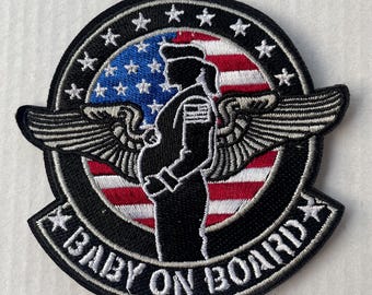Baby On Board Patch (No Velcro)