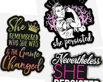 Female Empowerment (3-pack) Stickers