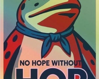 Holographic Frog Sticker
