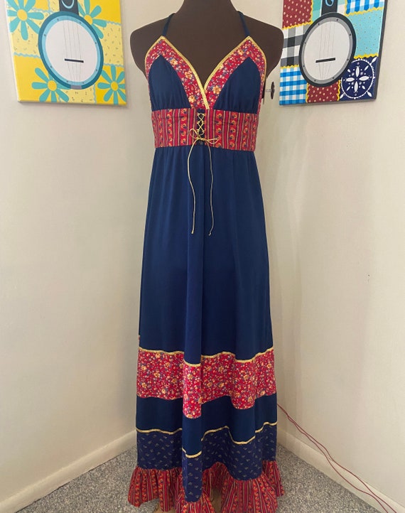 halter maxi dress jacket Gem