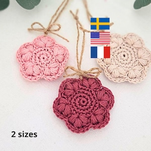 Crochet Easter Flower /(PDF) / Virkmönster påsk blomma (ALEA)