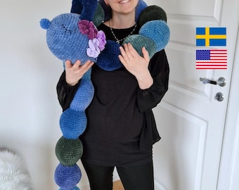 Crochet Pattern Cuddle Buddy (PDF) / PDF virkmönster Sovlarven - Beginner friendly