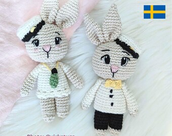 Studentkanin Virkmönster PDF SWEDISH Pattern ONLY