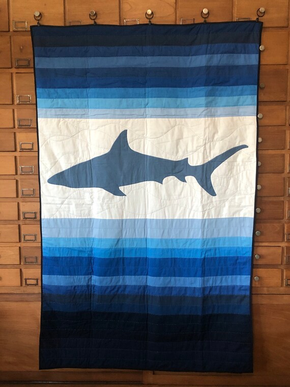 Baby Shark Quilt/ Baby Quilt/ Animal Quilt Etsy Ireland
