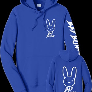 Bad Bunny Tour Custom Music Merch Pullover Hoodie