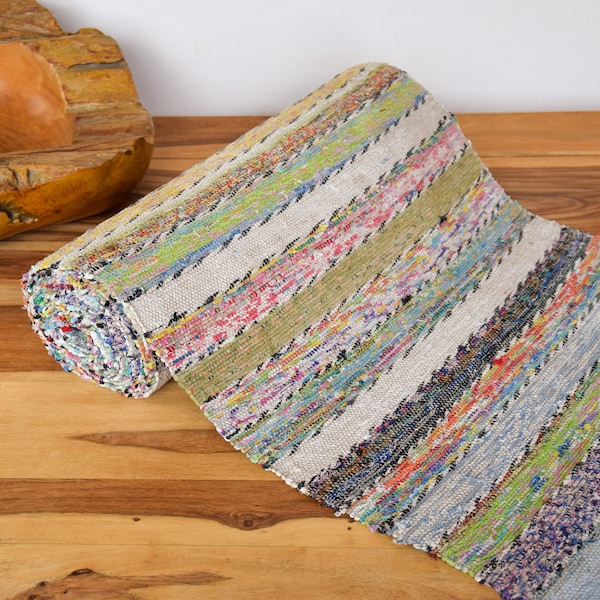 Rag Rug Runner Etsy