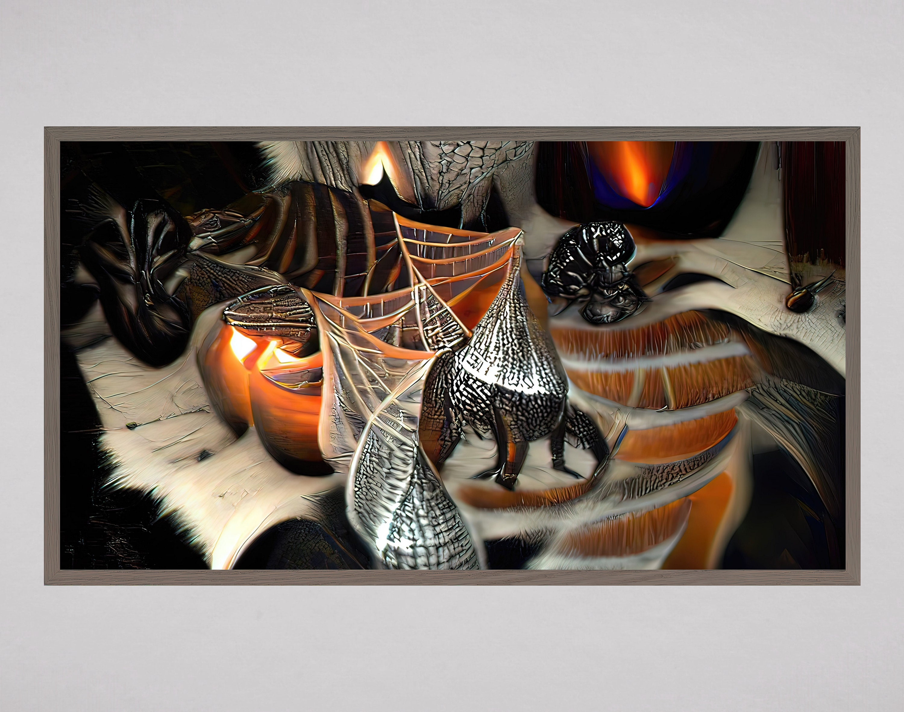 Halloween Theme Digital TV Screen Art, Digital Art for Chromecast Tv, Screensavers for Firestick