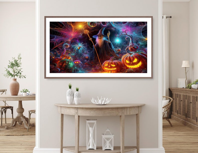 Samsung Frame TV Halloween Art Spooky TV Screensavers 4k Etsy