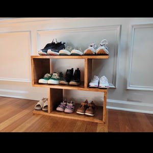 Farmhouse shoe rack