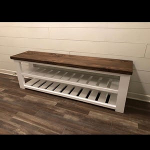 Farmhouse shoe rack