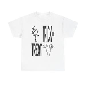 Halloween Breakdancing Skeleton Tee, Trick or Treat Shirt, Unisex Halloween Shirt, Heavy Cotton Tee, Halloween Costume Shirt