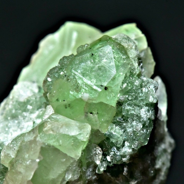 86 CT Natural Green Demantoid Garnet Crystals Specimen @ Khost Afghanistan