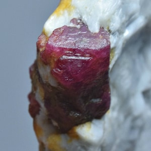 124 CT, Well Terminated Ruby Crystals On Matrix From Jagdalak, Afghanistan