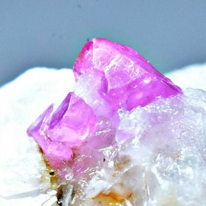 71 CT Full Terminated Top Quality Ruby Crystals On Matrix @ Jegdalek Afghanistan