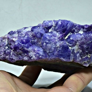 483g Fluorescent Phosphorescent Color Change Blue Hackmanite Crystals Specimen