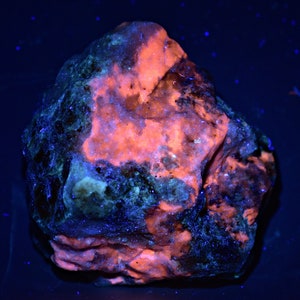 212 Gram Natural Fluorescent, Phosphorescent Color Change / Tenebrescent Hackmanite Specimen with Phlogopite Mica On Matrix