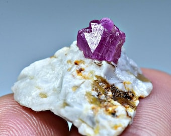 Natural Ruby Crystal with Mica Matrix - Afghanistan, 14.70 Carats