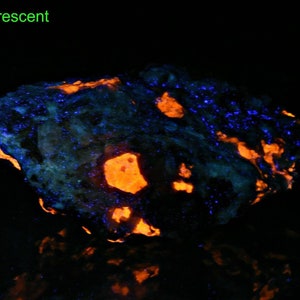 918 Gram Fluorescent Phosphorescent Color Change Hackmanite Crystal On Matrix