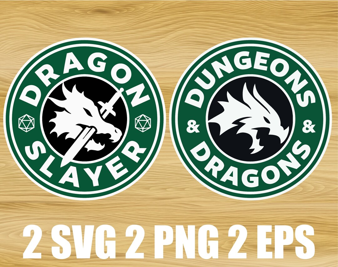 Dnd Starbuck Svg Png Eps Dungeon and Dragon Svg Dragon Slayer Etsy