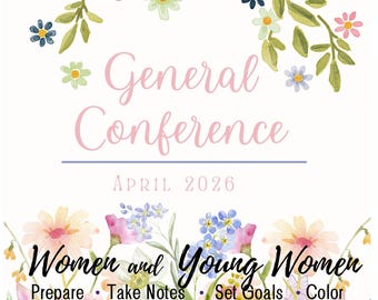 General Conference Packet - April 2026 - Women and Young Women