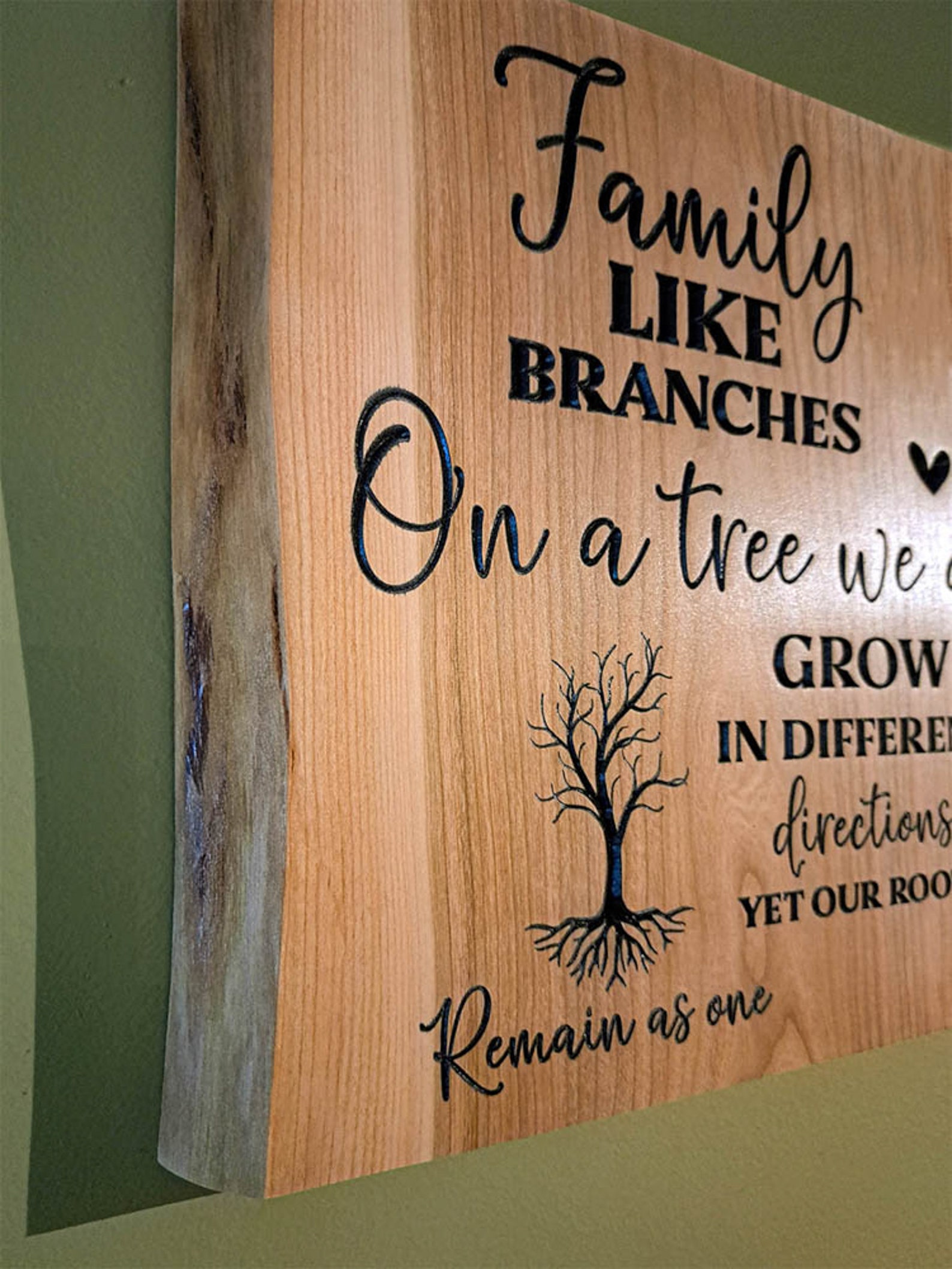 Home Decor Custom Wood Wall Signs Personalized Family Quotes Etsy Canada